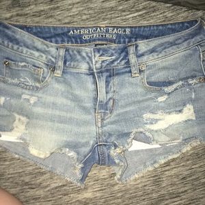 Size 4 American eagle denim shorts
